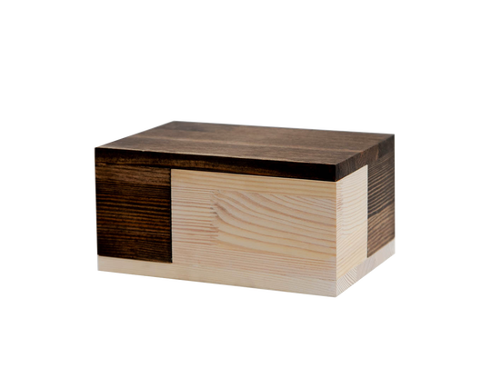 Коробка для фото 10x15 / Гармония палисандр-сосна